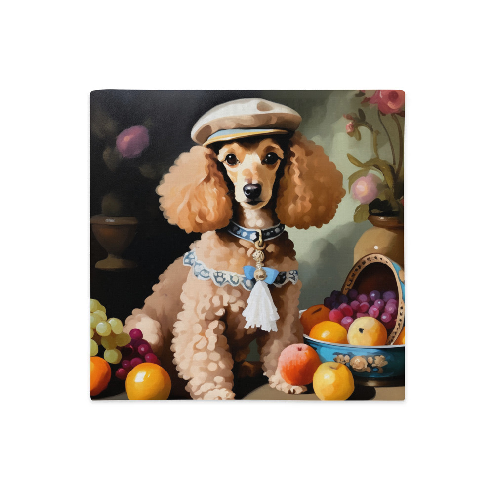 PugMug Custom Tan Poodle Premium Pillow Case