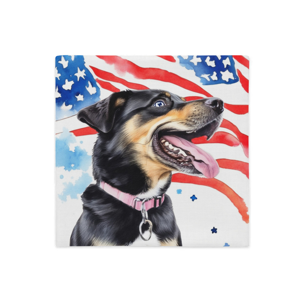 PugMug Custom Blue Premium Pillow Case