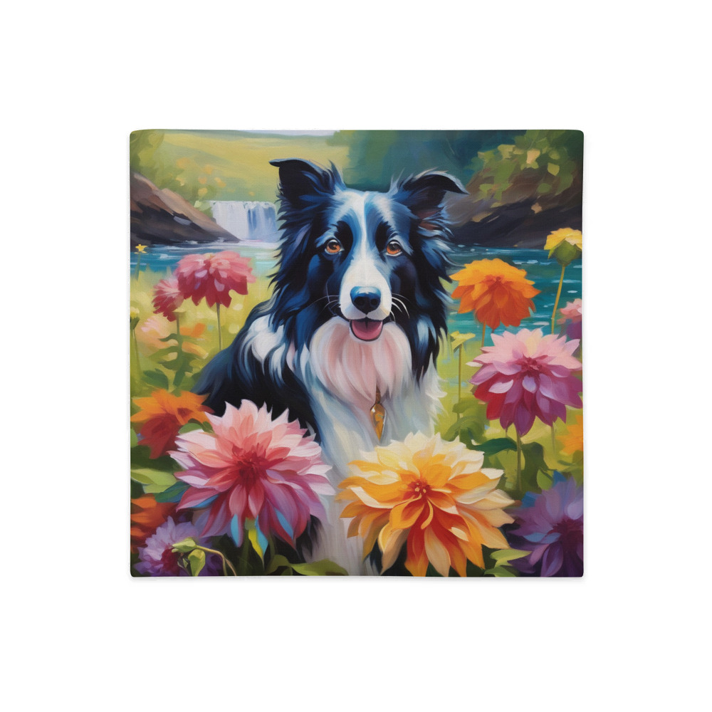 PugMug Custom Border Collie Premium Pillow Case