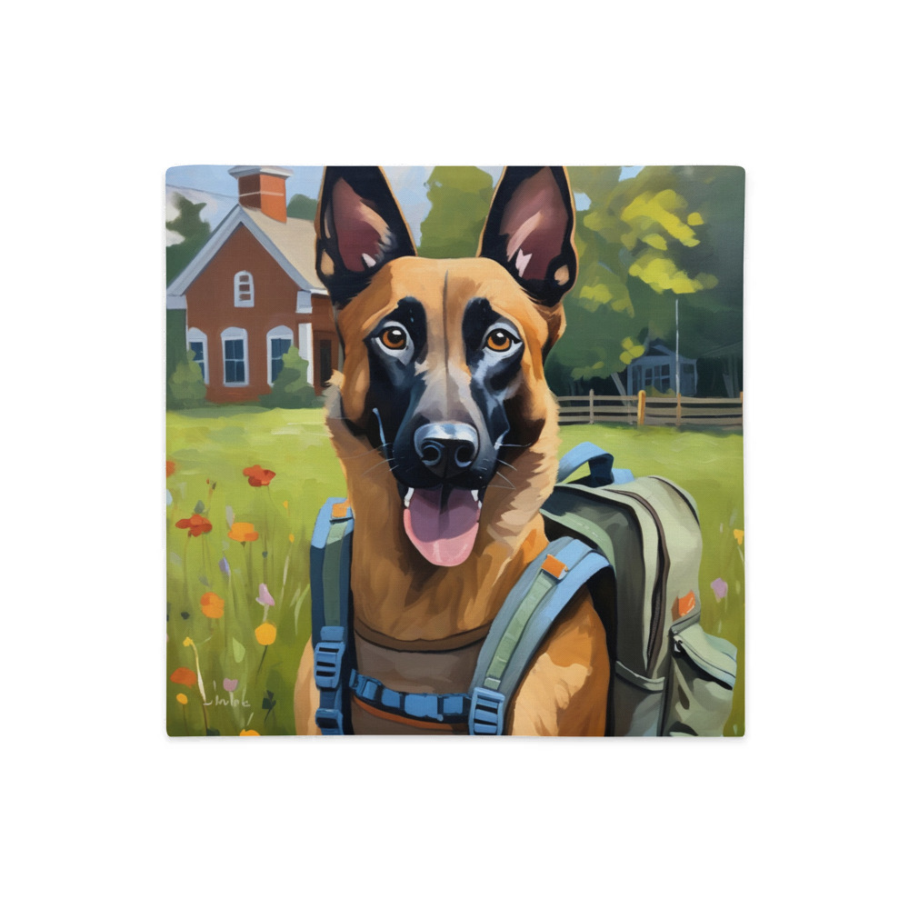 PugMug Custom Belgian Malinois Premium Pillow Case