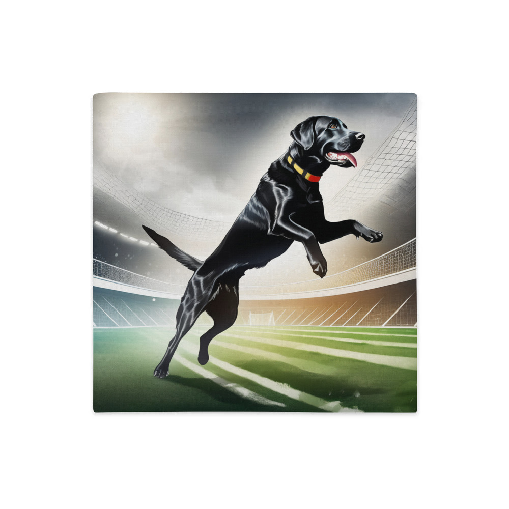 PugMug Custom Black Labrador Retriever Premium Pillow Case