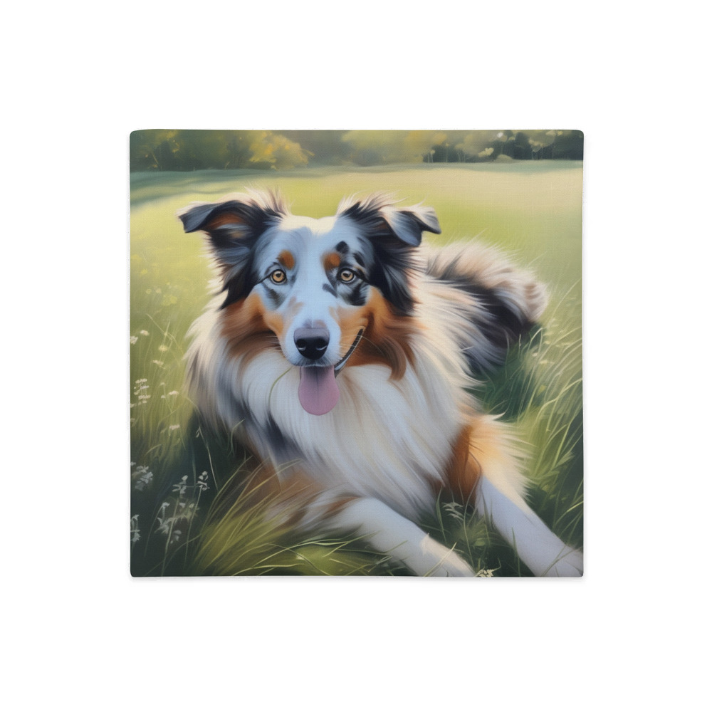 PugMug Custom Australian Shepherd Dog Premium Pillow Case