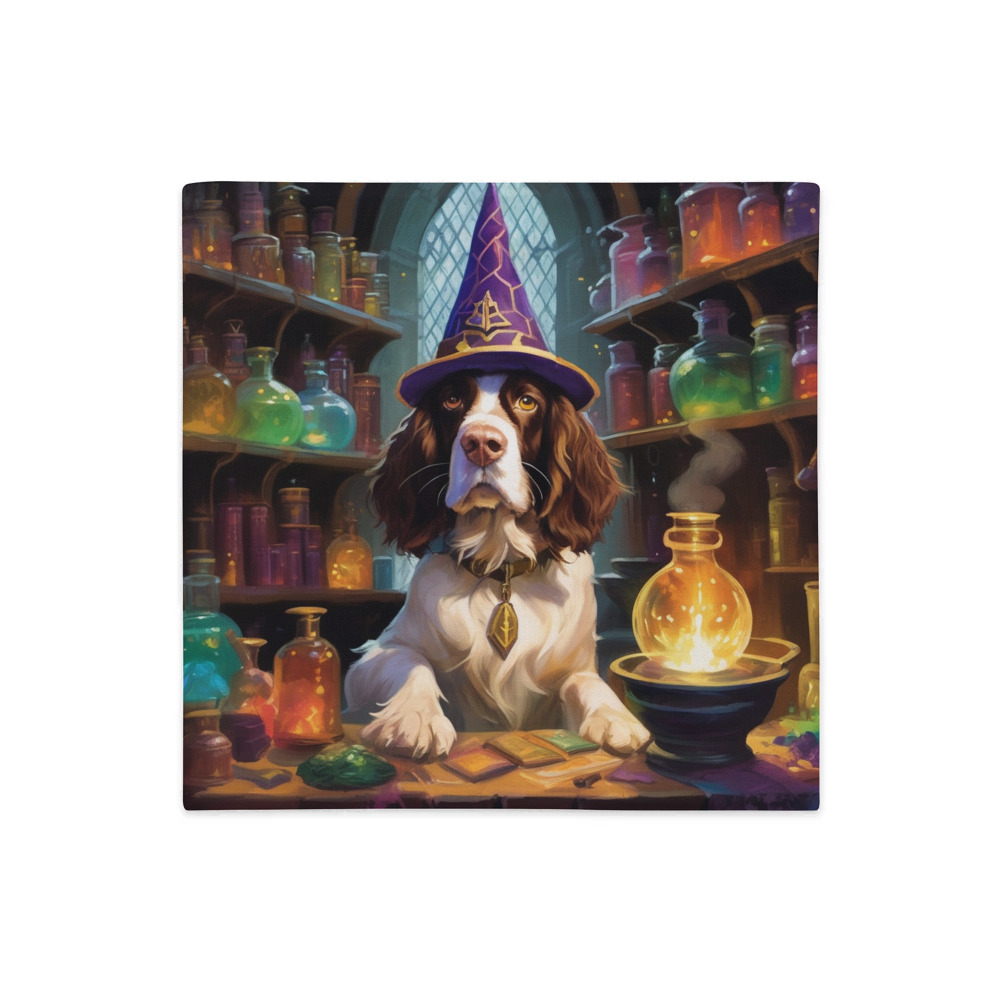 PugMug Custom English Springer Spaniel Premium Pillow Case