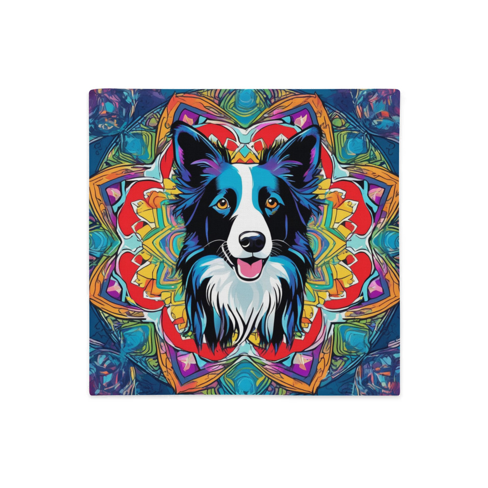 PugMug Custom Border Collie Premium Pillow Case