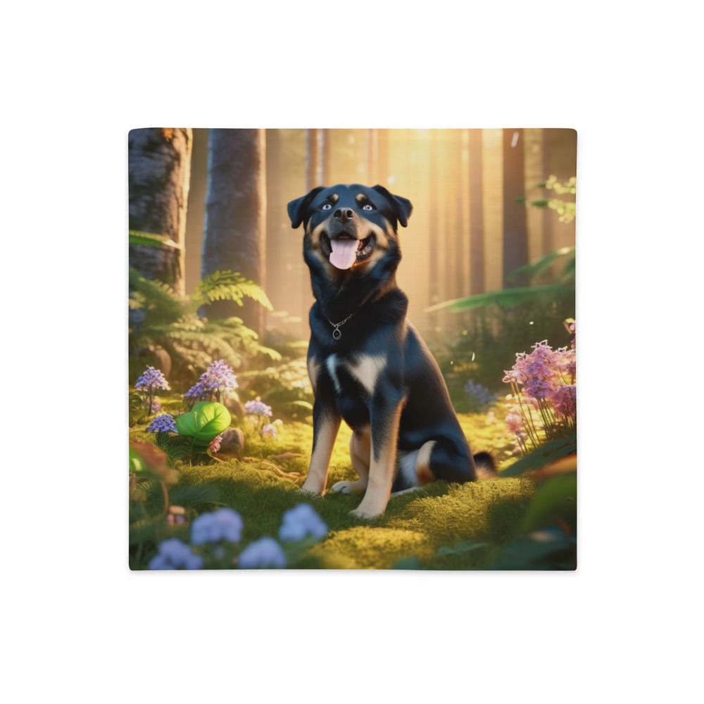 PugMug Custom Blue Premium Pillow Case