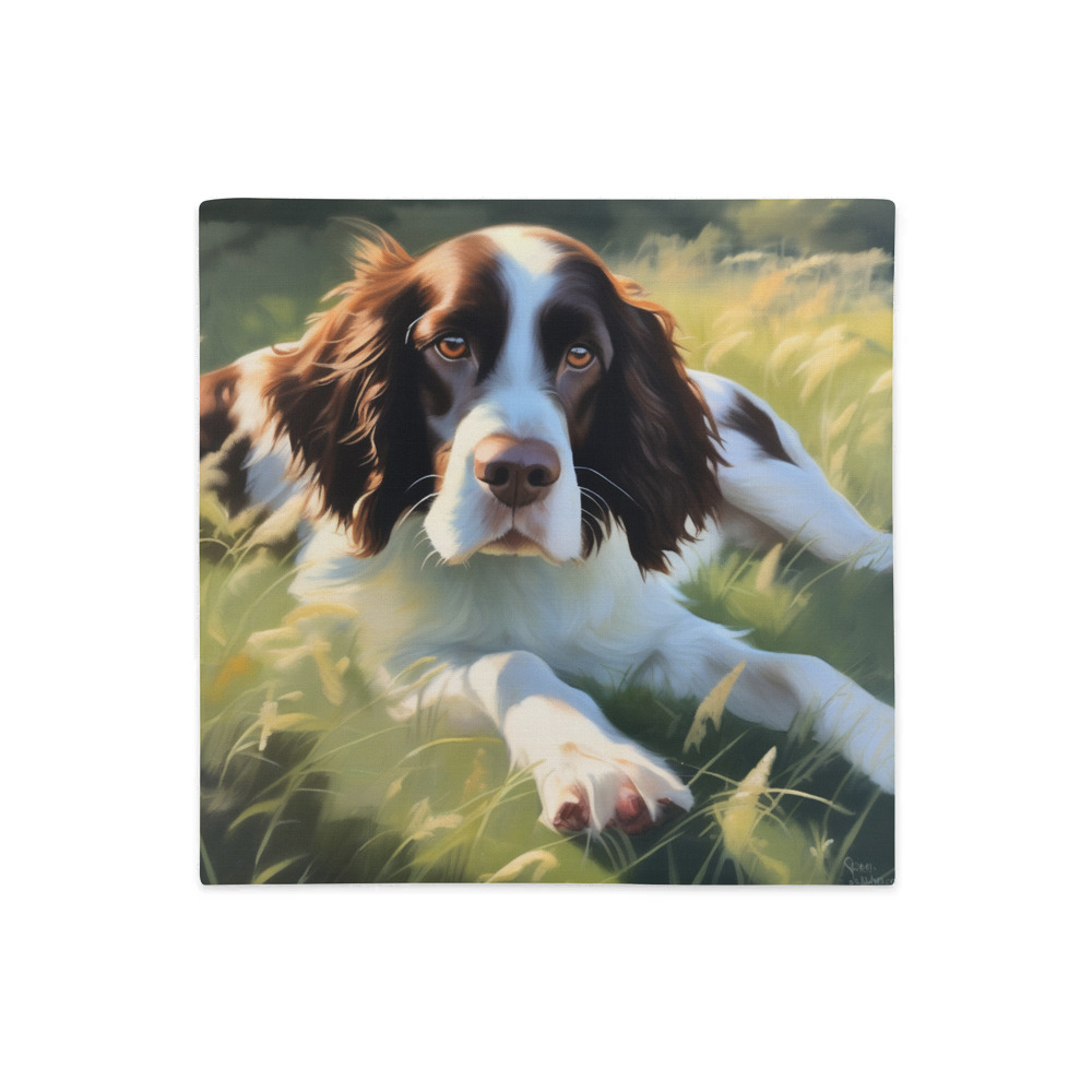 PugMug Custom English Springer Spaniel Premium Pillow Case