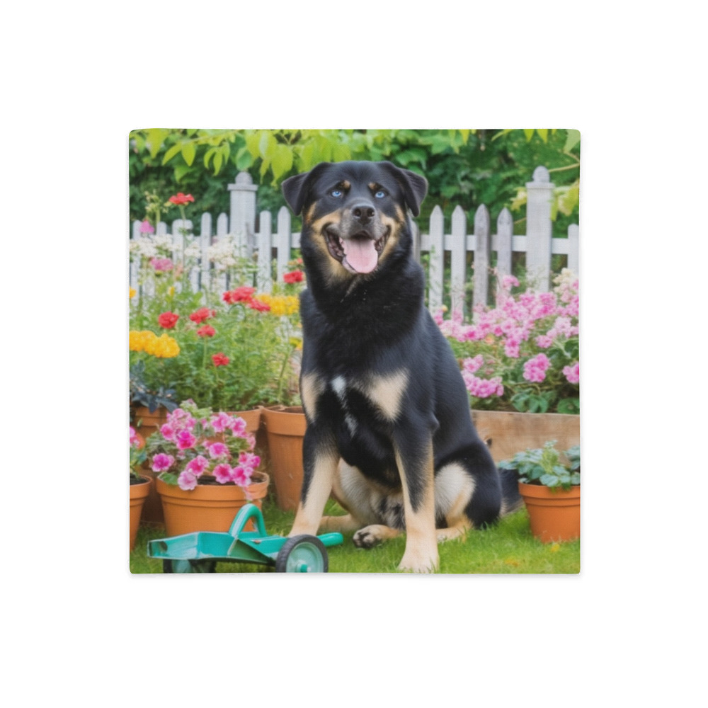 PugMug Custom Blue Premium Pillow Case