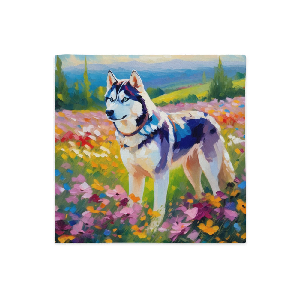 PugMug Custom Siberian Husky Premium Pillow Case