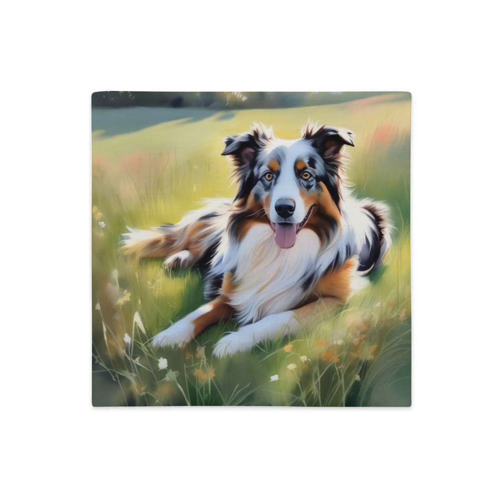 PugMug Custom Australian Shepherd Dog Premium Pillow Case
