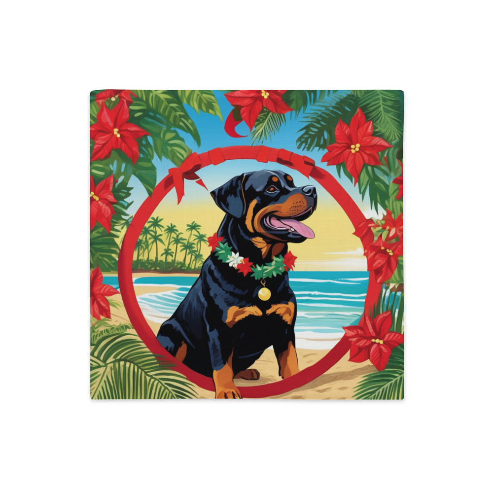 PugMug Custom Rottweiler Premium Pillow Case