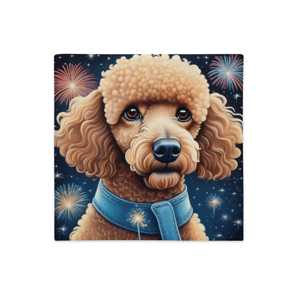 PugMug Custom Tan Poodle Premium Pillow Case