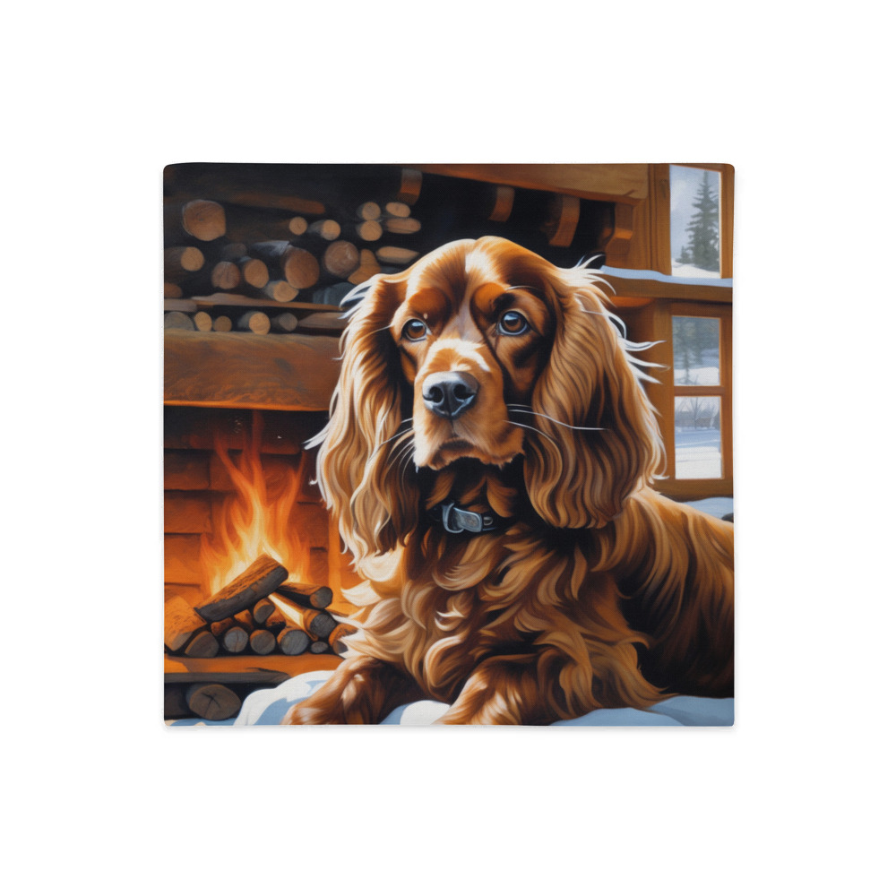 PugMug Custom Cocker Spaniel Premium Pillow Case