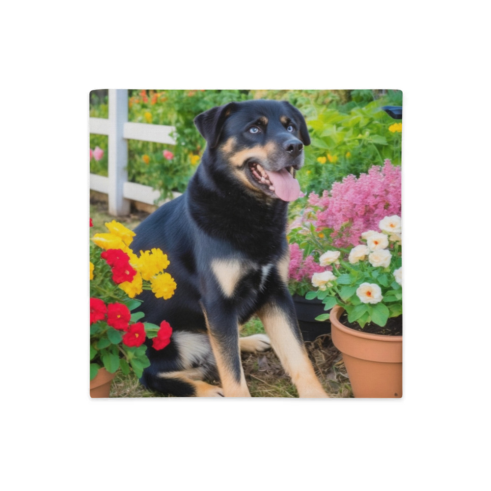 PugMug Custom Blue Premium Pillow Case