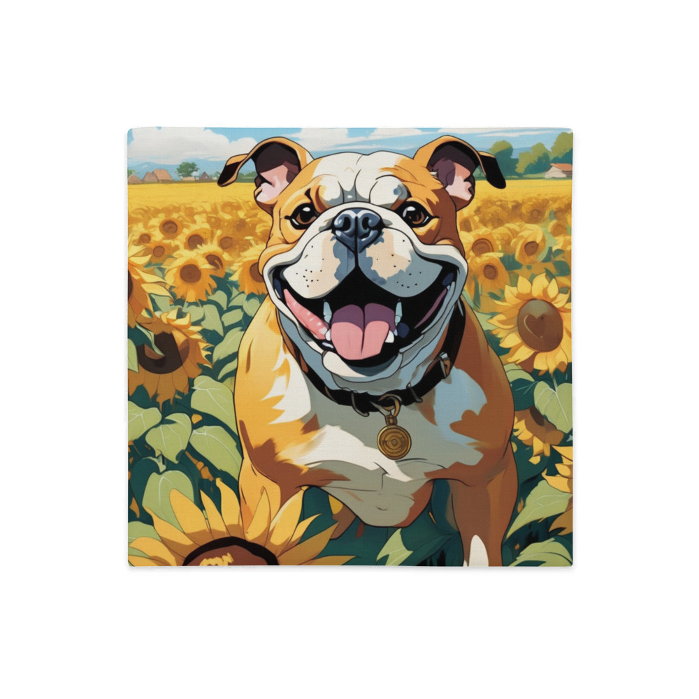 PugMug Custom Bulldog Premium Pillow Case
