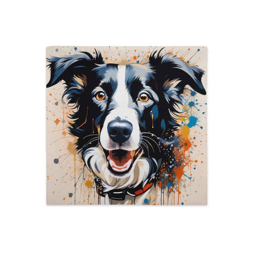 PugMug Custom Border Collie Premium Pillow Case