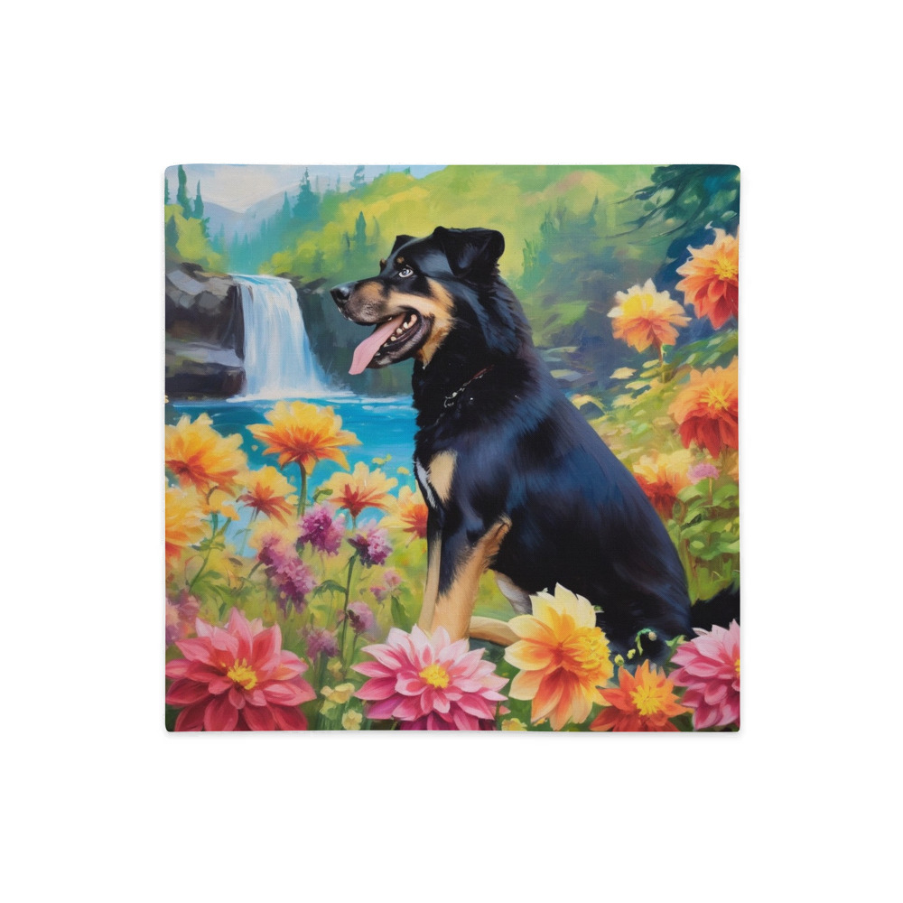 PugMug Custom Blue Premium Pillow Case