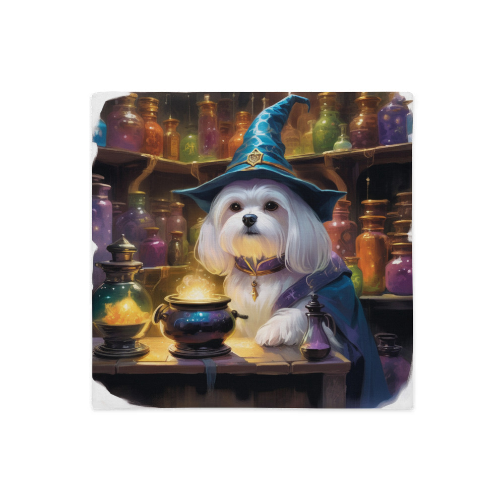 PugMug Custom Maltese Dog Premium Pillow Case