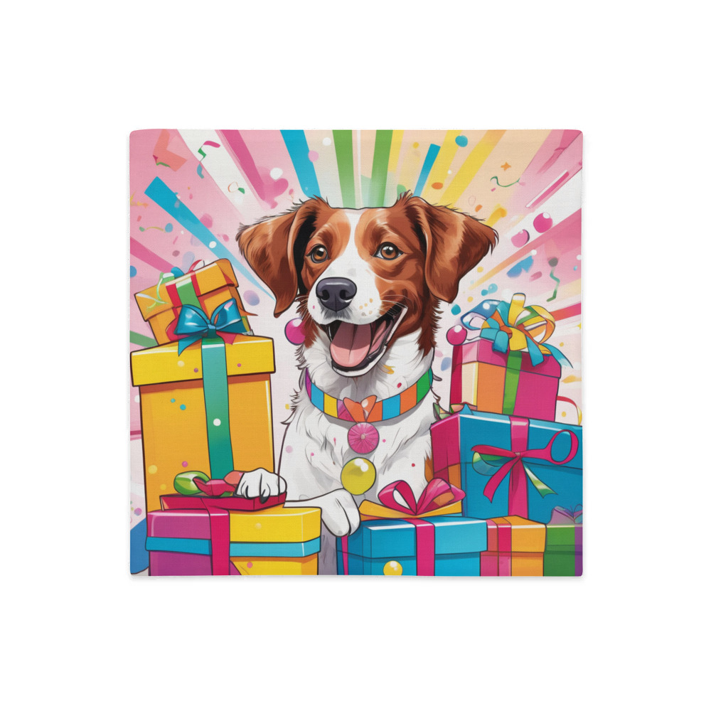 PugMug Custom Brittany Dog Premium Pillow Case