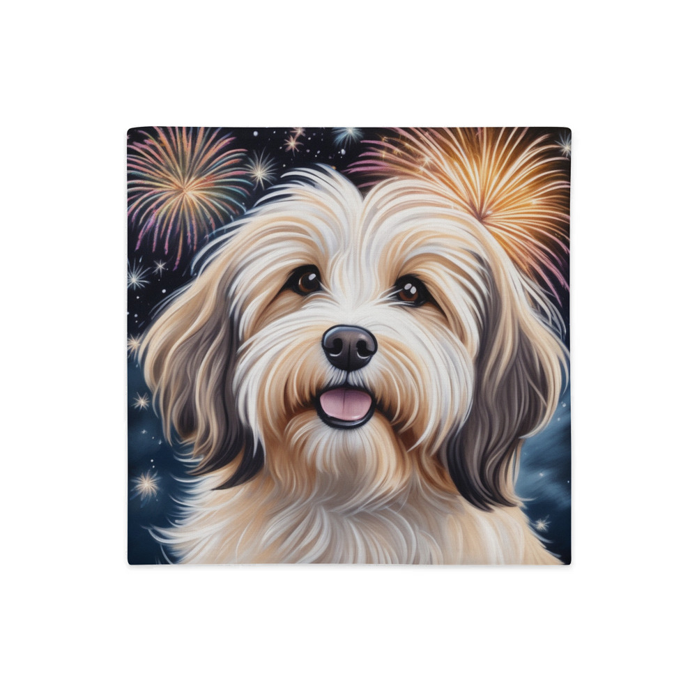 PugMug Custom Tan Havanese Dog Premium Pillow Case