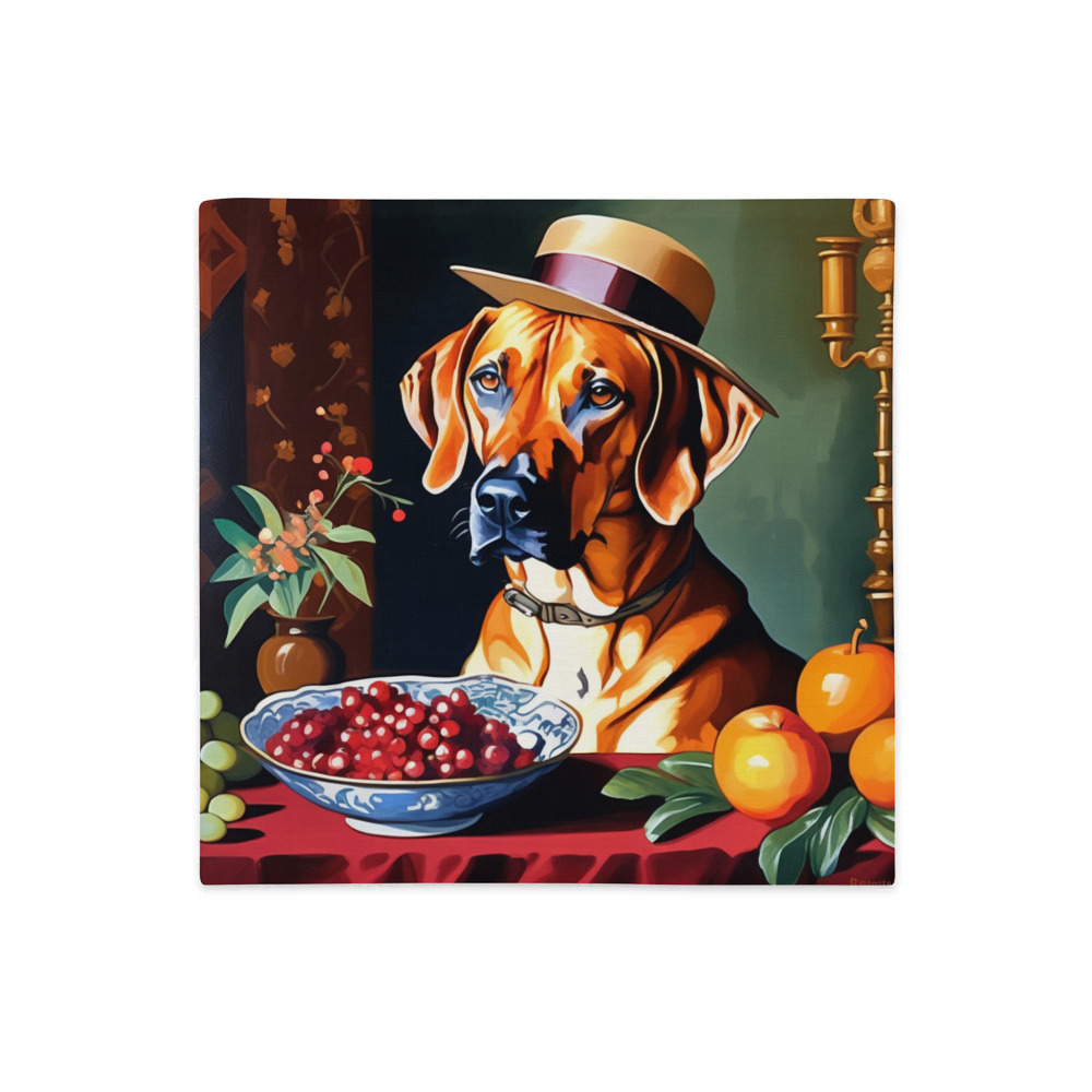 PugMug Custom Rhodesian Ridgeback Premium Pillow Case