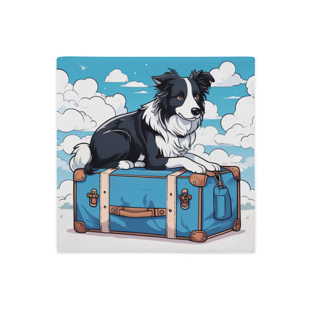 PugMug Custom Border Collie Premium Pillow Case