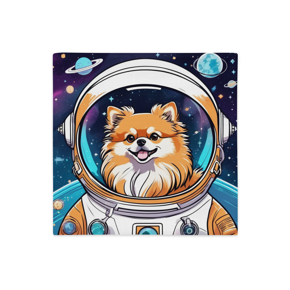 PugMug Custom Tan Pomeranian Premium Pillow Case