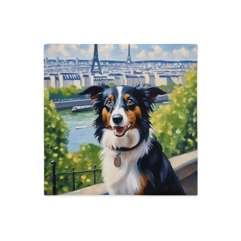 PugMug Custom Border Collie Premium Pillow Case