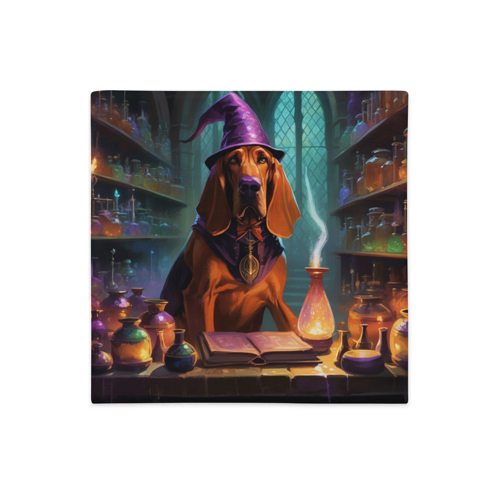 PugMug Custom Bloodhound Premium Pillow Case