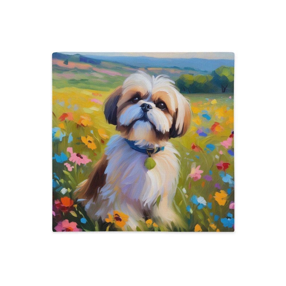 PugMug Custom Shih Tzu Premium Pillow Case