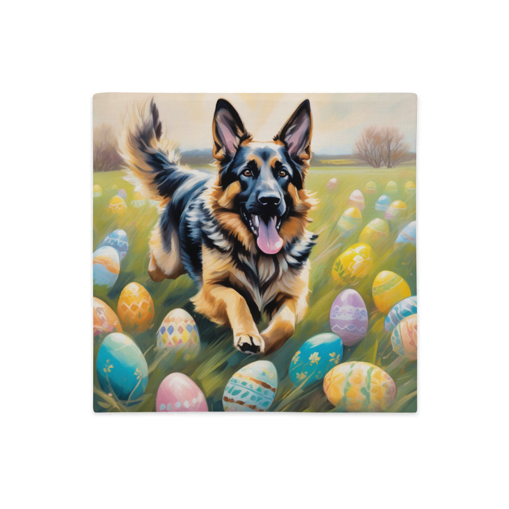 PugMug Custom German Shepherd Dog Premium Pillow Case