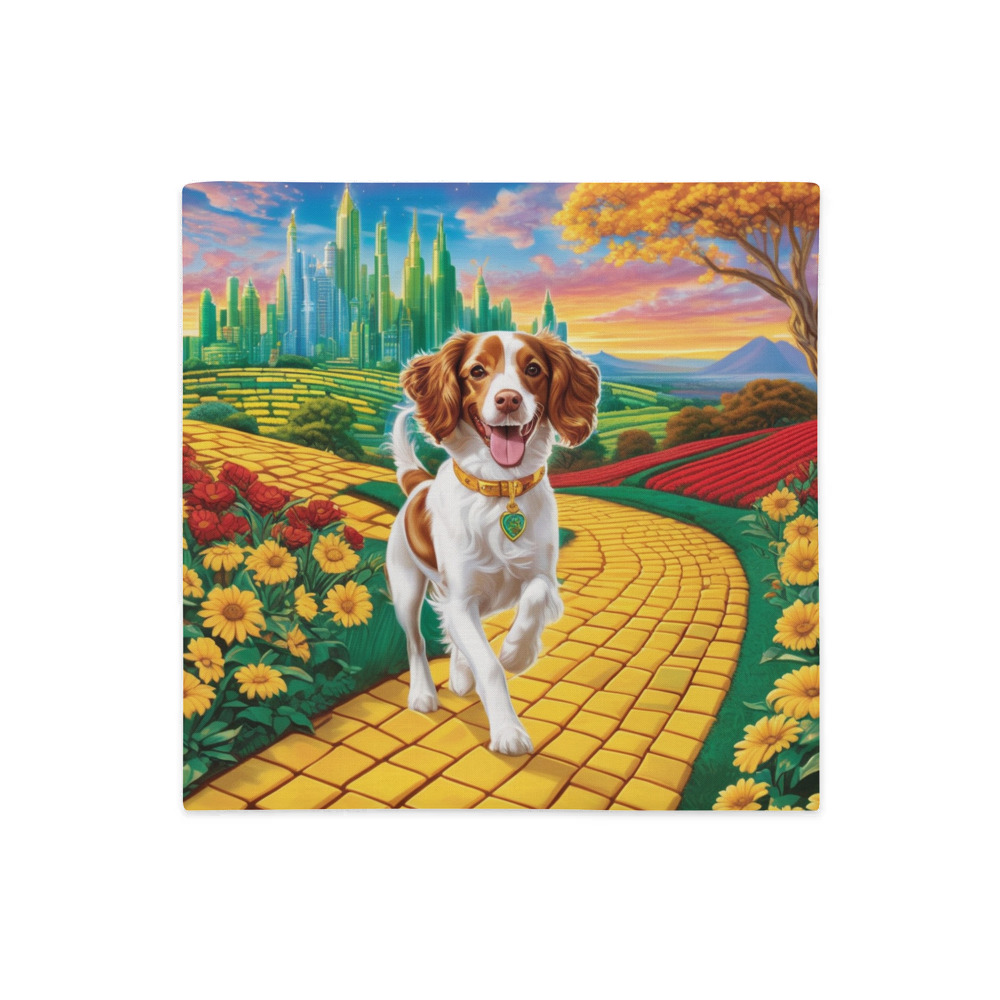 PugMug Custom Brittany Dog Premium Pillow Case