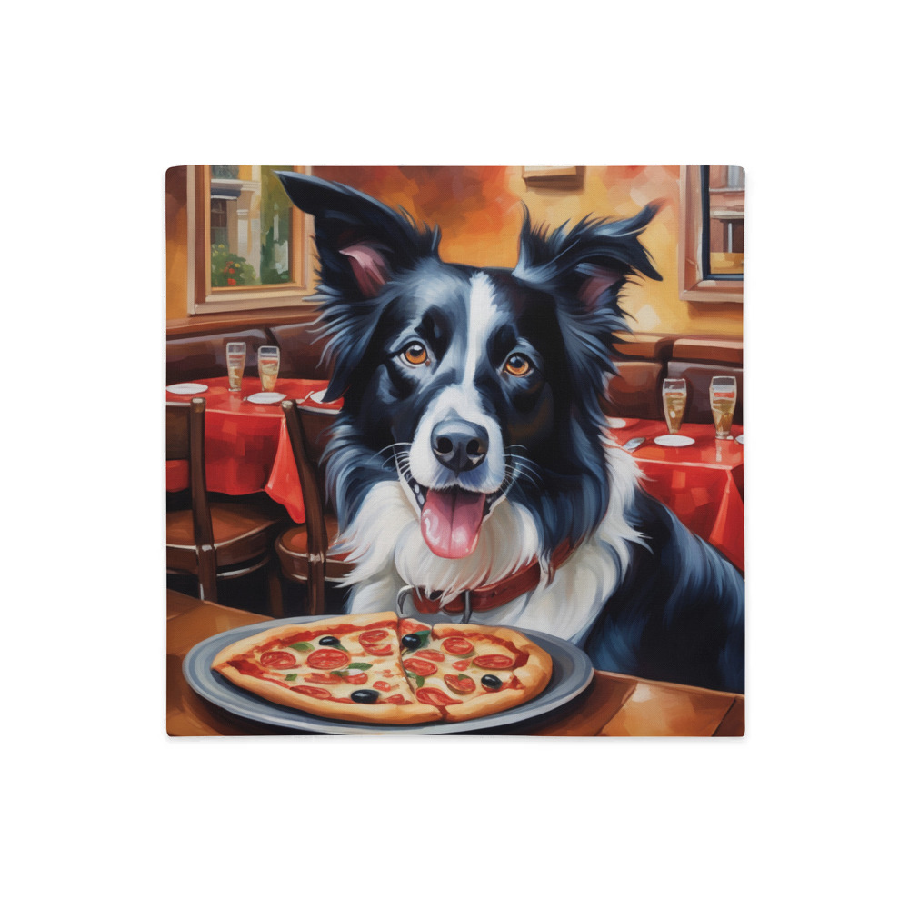 PugMug Custom Border Collie Premium Pillow Case