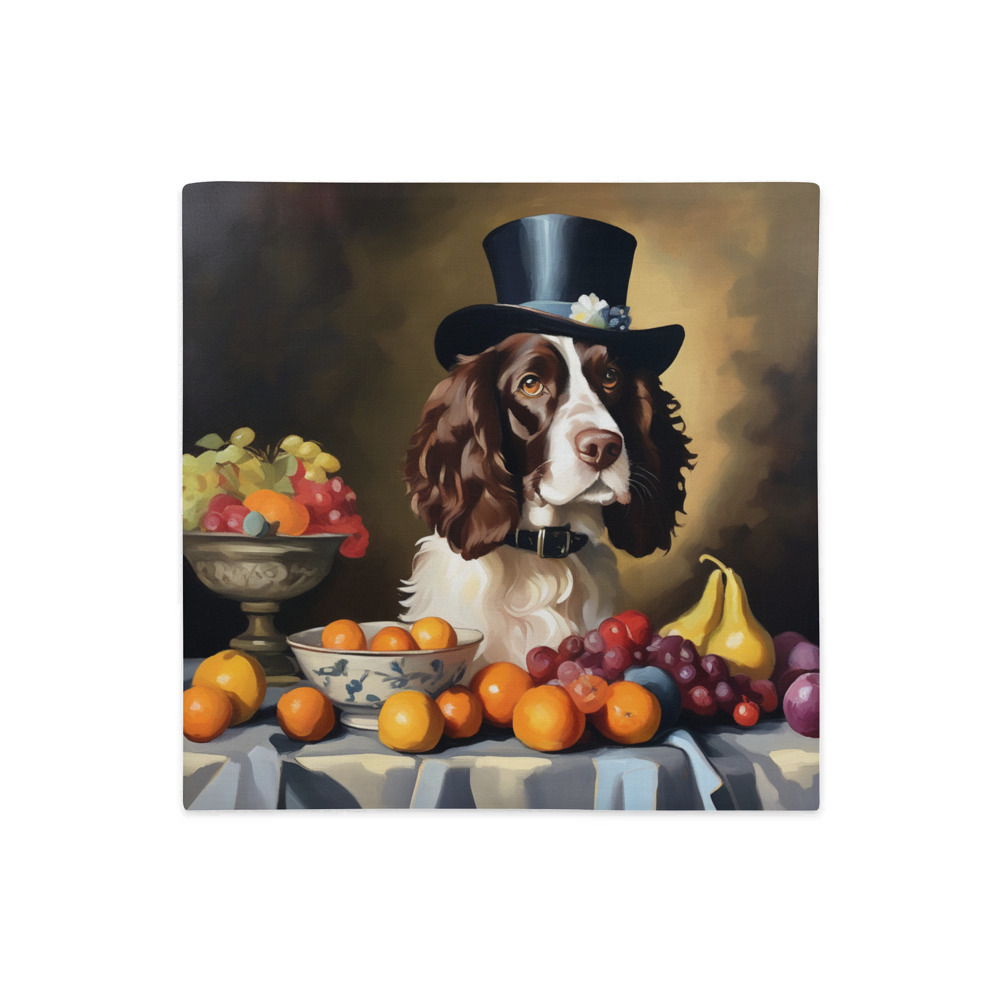 PugMug Custom English Springer Spaniel Premium Pillow Case