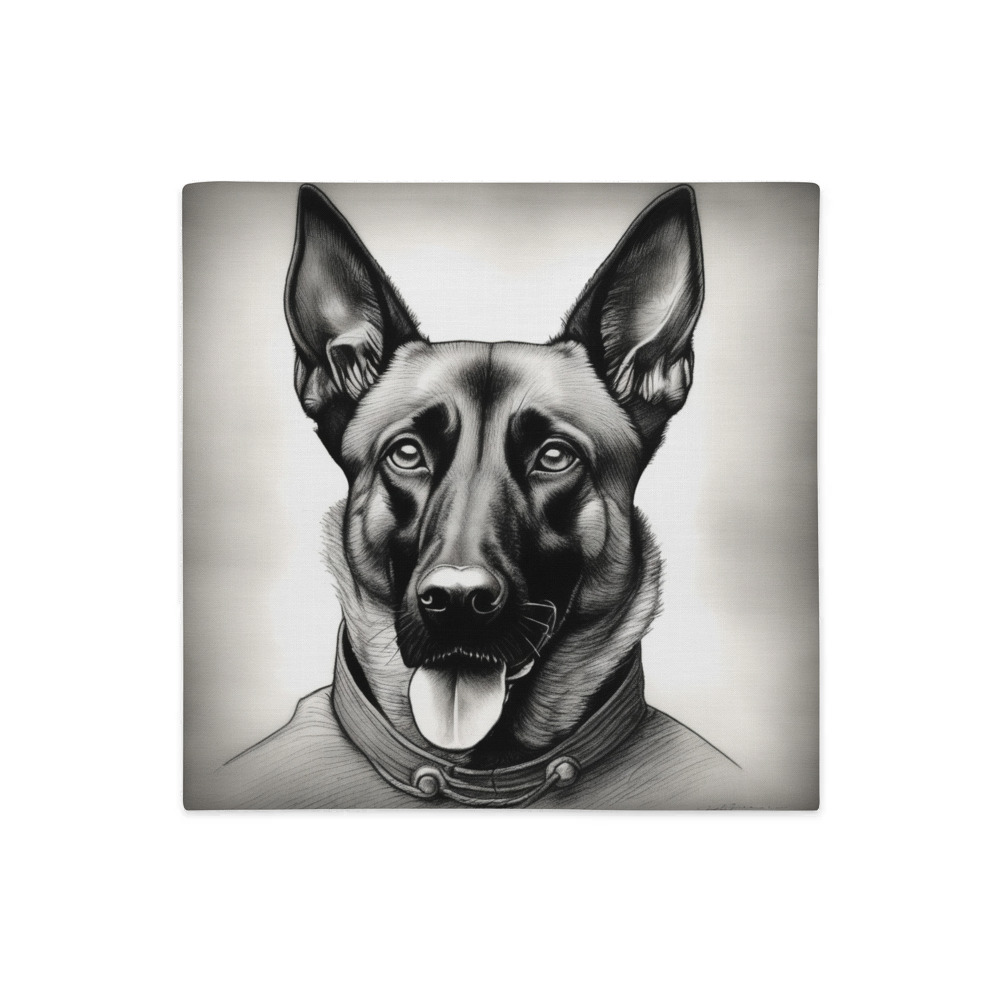 PugMug Custom Belgian Malinois Premium Pillow Case