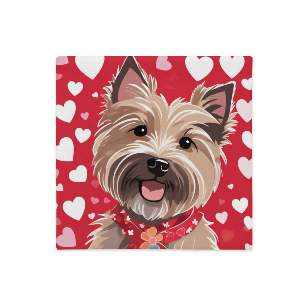 PugMug Custom Cairn Terrier Premium Pillow Case