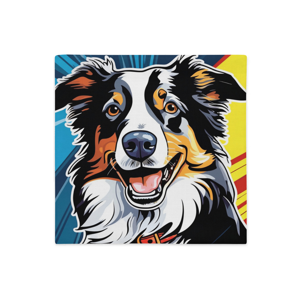 PugMug Custom Border Collie Premium Pillow Case