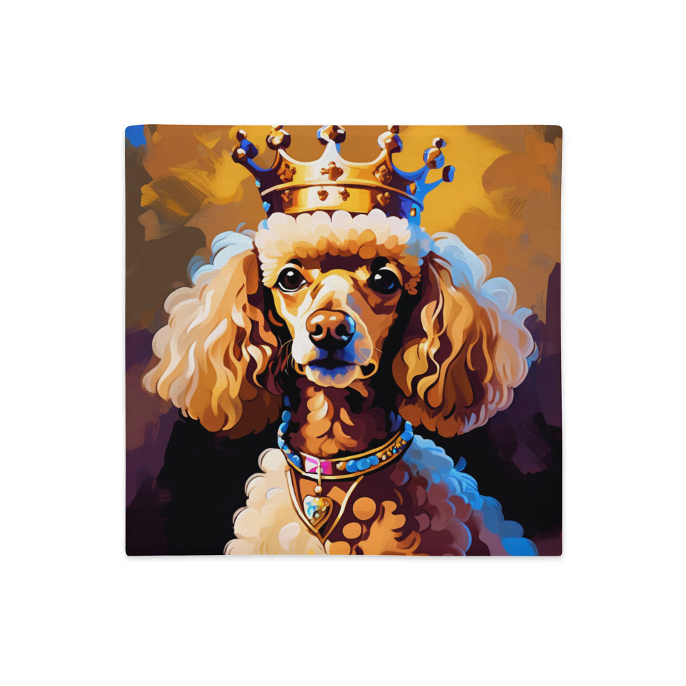 PugMug Custom Tan Poodle Premium Pillow Case