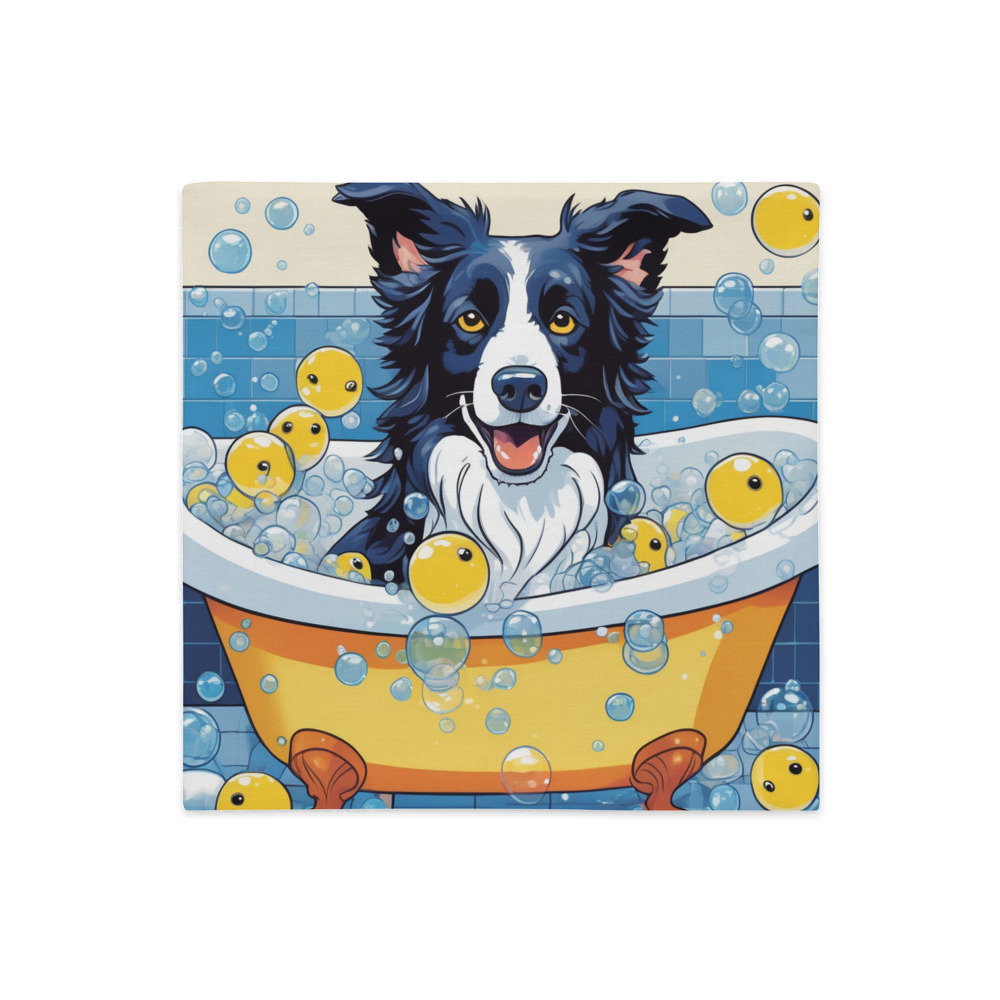 PugMug Custom Border Collie Premium Pillow Case