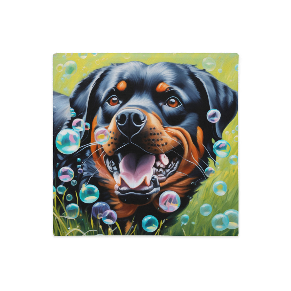 PugMug Custom Rottweiler Premium Pillow Case