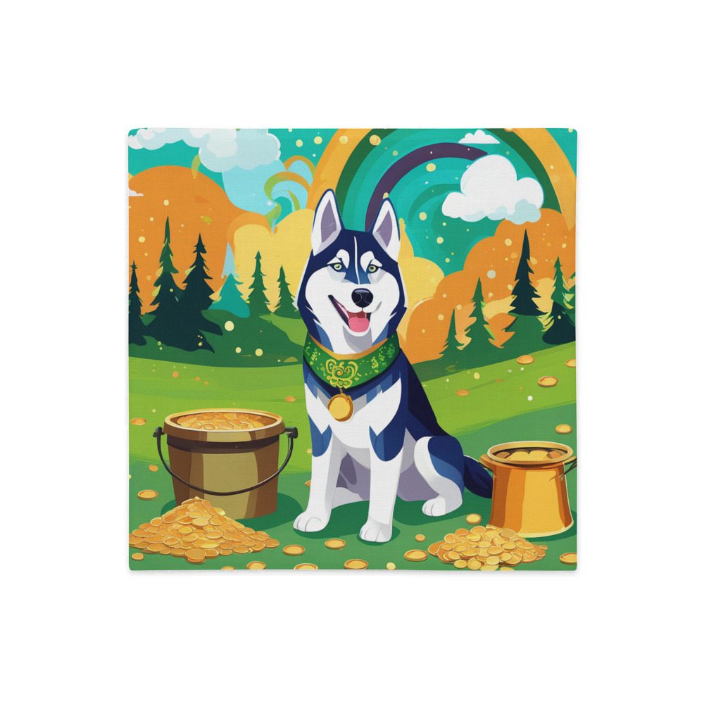 PugMug Custom Siberian Husky Premium Pillow Case