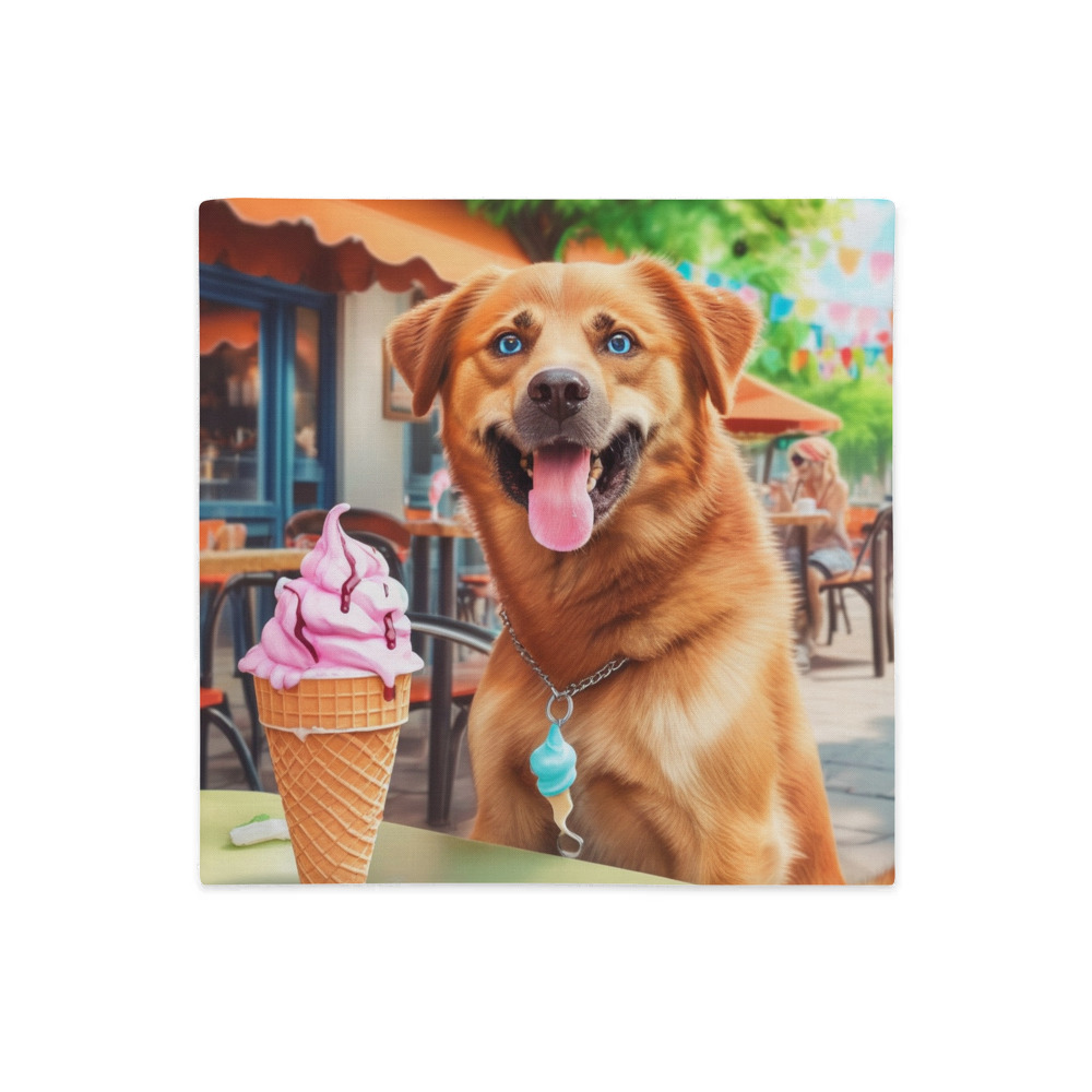 PugMug Custom Blue Premium Pillow Case