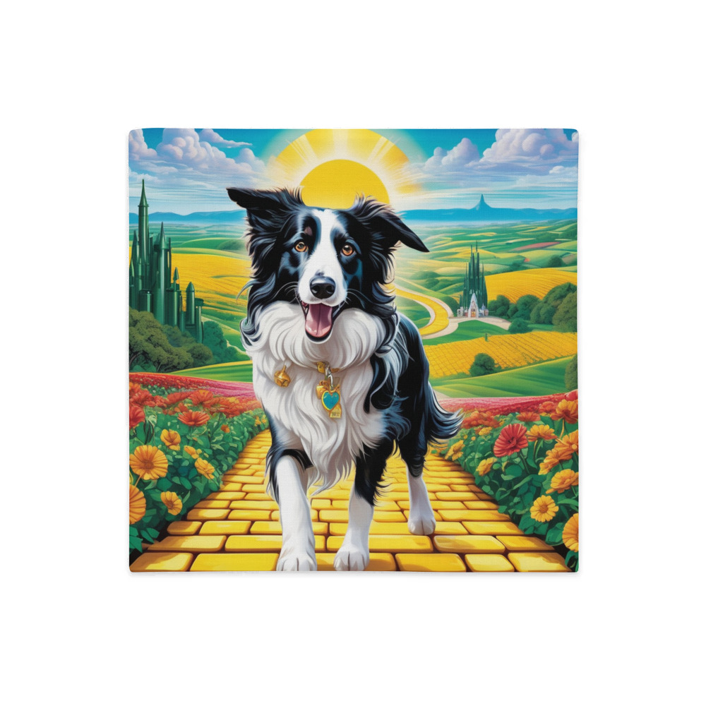 PugMug Custom Border Collie Premium Pillow Case