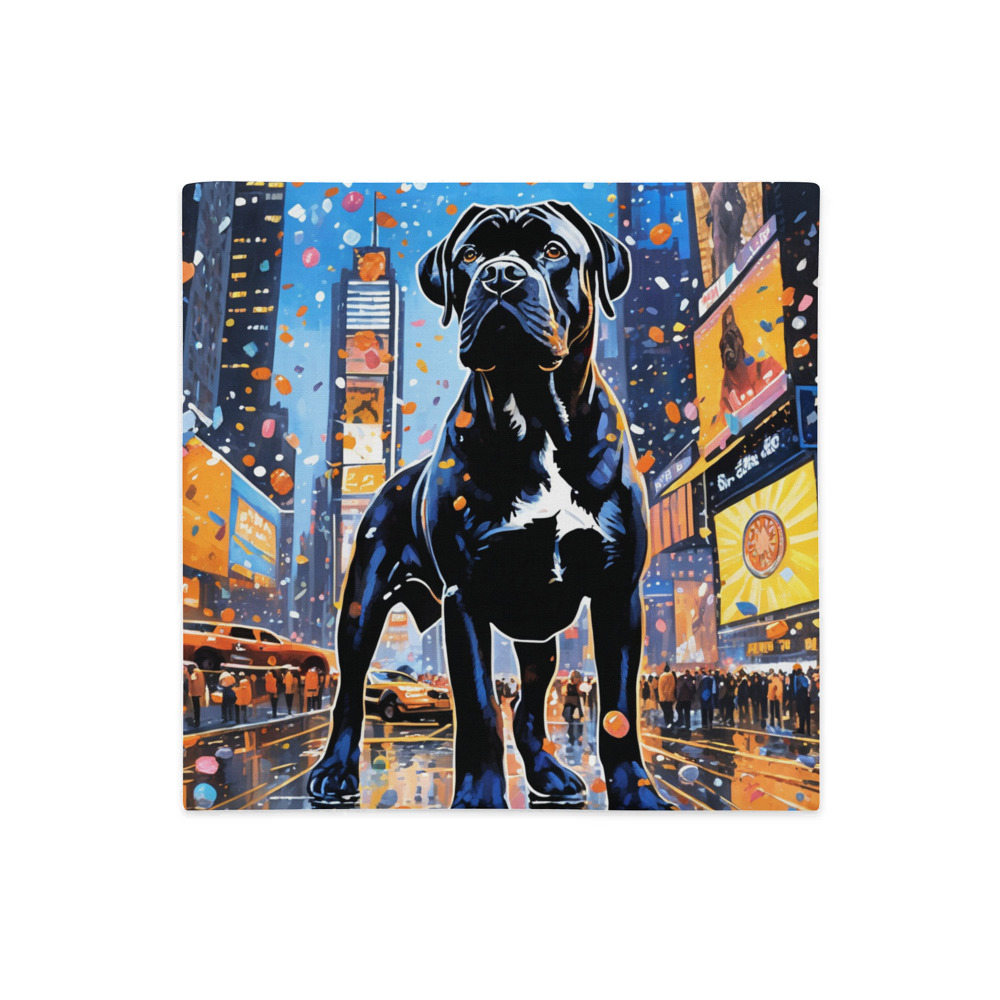 PugMug Custom Cane Corso Premium Pillow Case