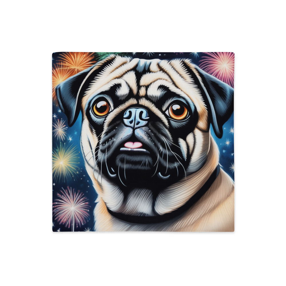 PugMug Custom Pug Premium Pillow Case
