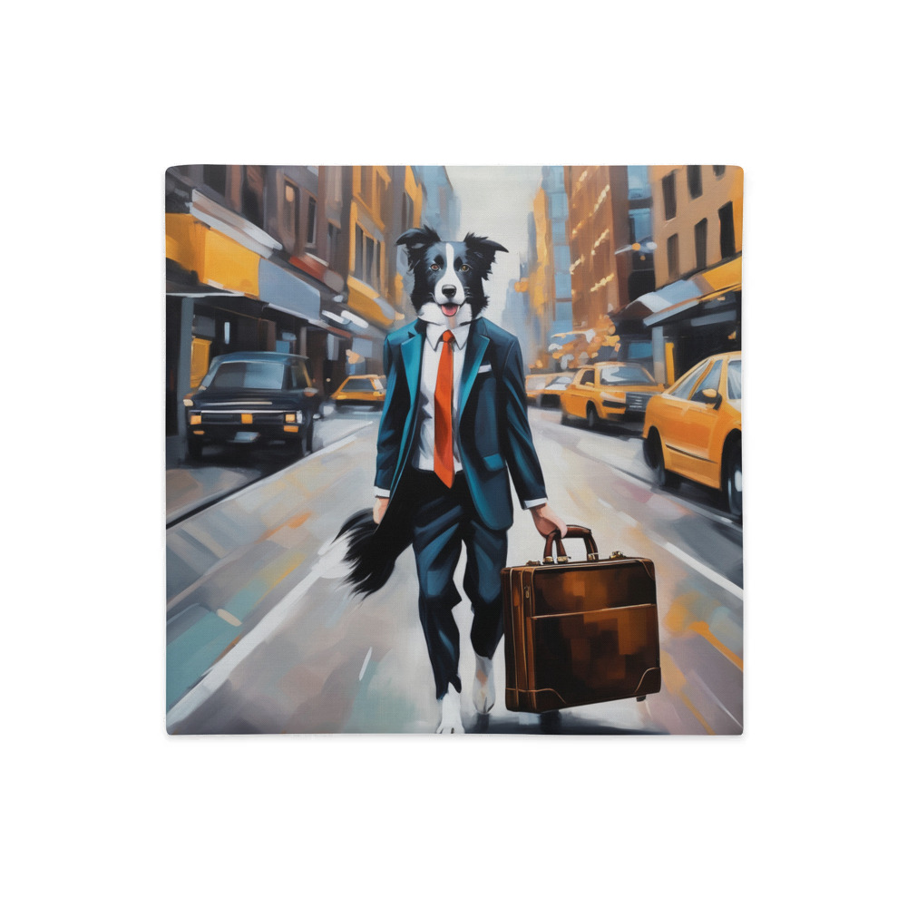 PugMug Custom Border Collie Premium Pillow Case