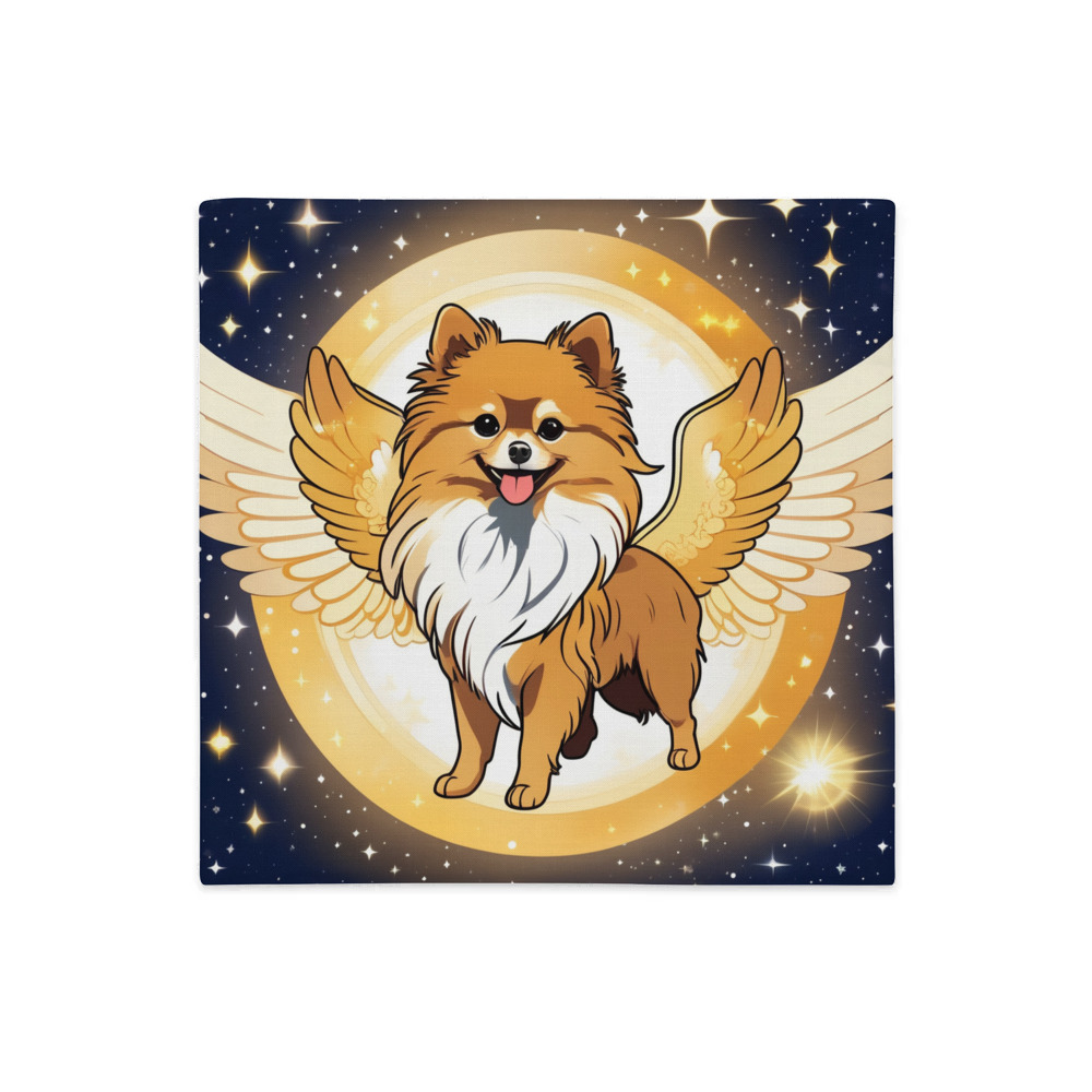 PugMug Custom Tan Pomeranian Premium Pillow Case