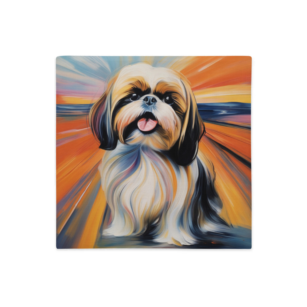 PugMug Custom Shih Tzu Premium Pillow Case