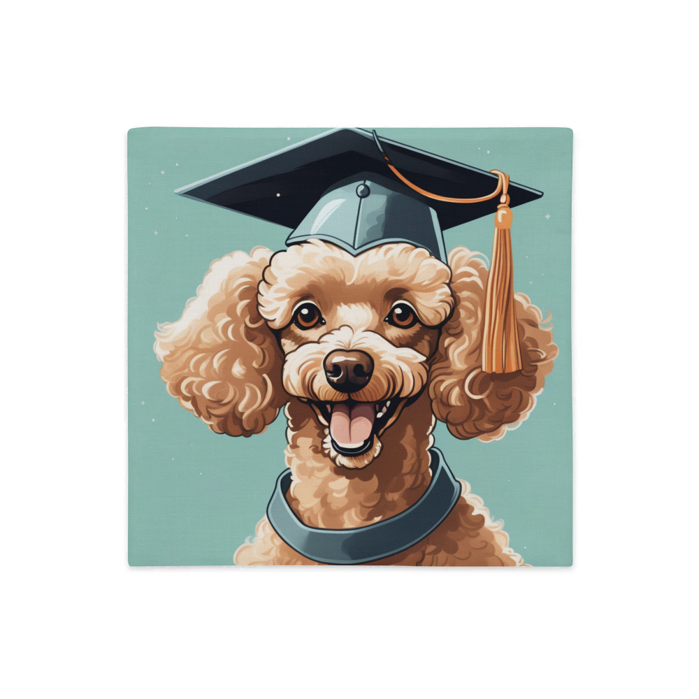 PugMug Custom Tan Poodle Premium Pillow Case