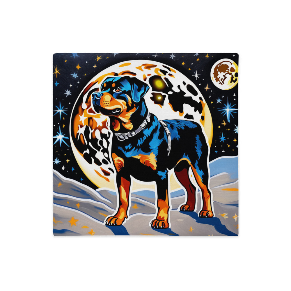 PugMug Custom Rottweiler Premium Pillow Case