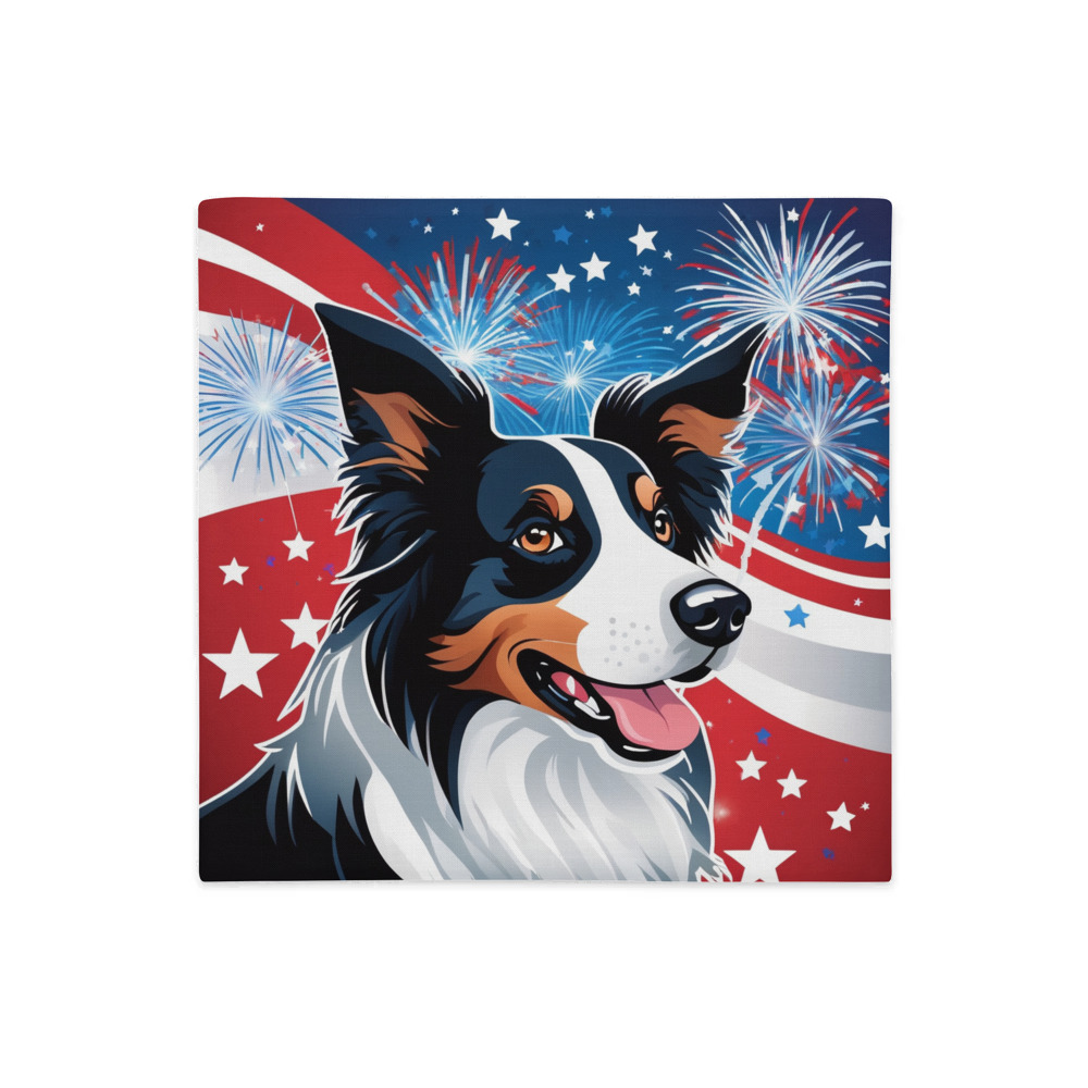 PugMug Custom Border Collie Premium Pillow Case